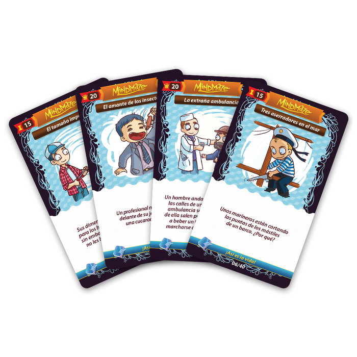 Edge Entertainment Mind Maze ¡Así Es la Vida! Jeu de Société - Jeu de Cartes pour 2+ Joueurs dès 14 Ans Edge Entertainment Mind Maze ¡Así Es la Vida! Jeu de Société - Jeu de Cartes pour 2+ Joueurs dès 14 Ans