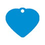 Plaque d'identification pour collier Imarc Heart Bleu