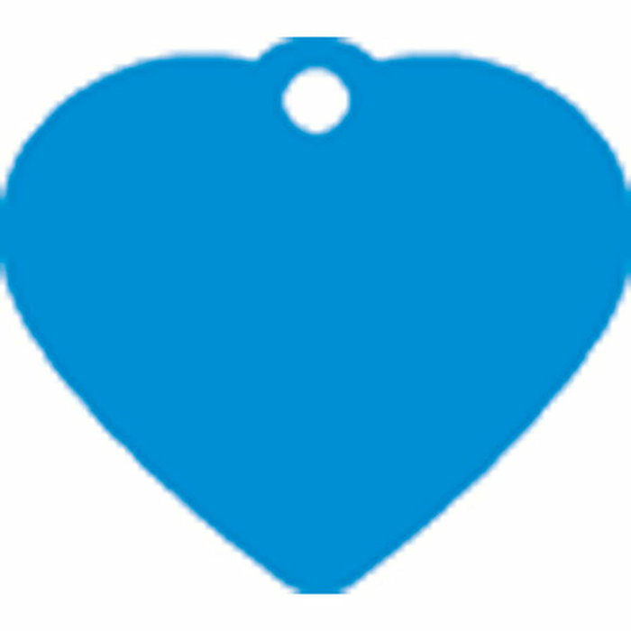 Plaque d'identification pour collier Imarc Heart Bleu