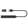 Icy ICY BOX IB-HUB1439 LAN/USB Hub avec ports USB 3.2 et Ethernet