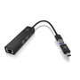 Icy ICY BOX IB-HUB1439 LAN/USB Hub avec ports USB 3.2 et Ethernet