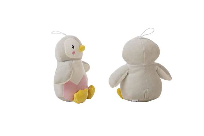 Creaciones Llopis Pingüino Risi Peluche de Pingouin en Polyester, 25 cm, Rose, 36 mois et plus