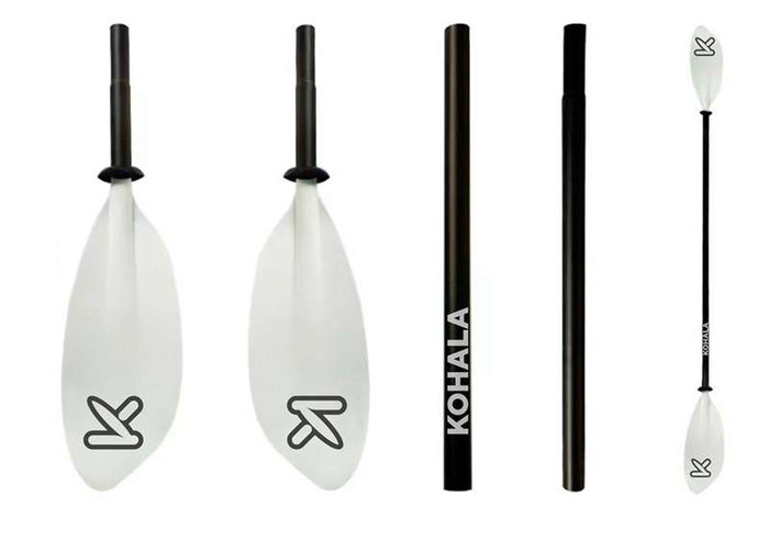 Ociotrends Pagaie pour Kayak 3 Parties en Aluminium et Plastique, 20 Pouces, Adulte Ociotrends Pagaie pour Kayak 3 Parties en Aluminium et Plastique, 20 Pouces, Adulte