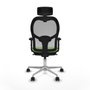 Piqueras y Crespo 2D086N2 Chaise de Bureau avec Appui-tête Pistache