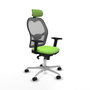 Piqueras y Crespo 2D086N2 Chaise de Bureau avec Appui-tête Pistache