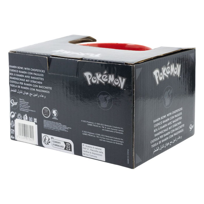 Pokémon bol à ramen avec baguettes Face