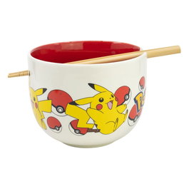 Pokémon bol à ramen avec baguettes Face