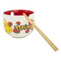 Pokémon bol à ramen avec baguettes Face