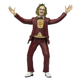 NECA Beetlejuice en smoking rouge (1988) - Figurine de 18 cm