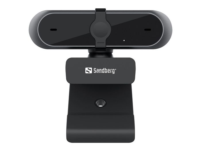 Sandberg Webcam Pro - Webcam USB Full HD 1080P avec couvercle de confidentialité et microphone stéréo