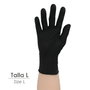 WOLFPACK LINEA PROFESIONAL Gants jetables en nitrile noir Taille L