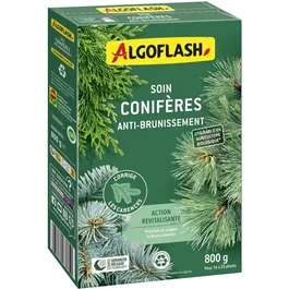 Algoflash Algoflash Naturasol Anti-Brunissement Conifères - Engrais Soin 800 g - UAB