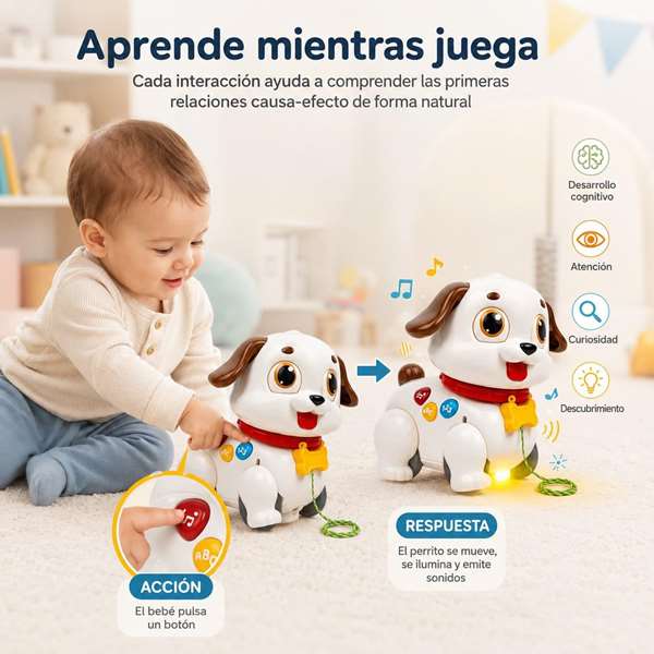 Hola Chien à tirer pour enfants avec lumières et sons Hola Chien à tirer pour enfants avec lumières et sons