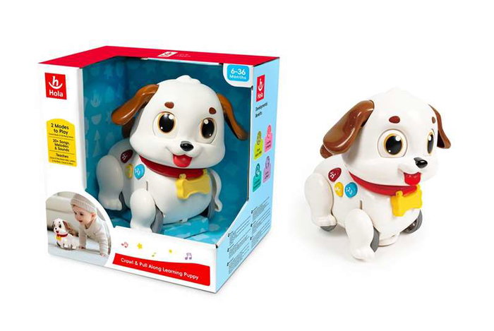 Hola Chien à tirer pour enfants avec lumières et sons Hola Chien à tirer pour enfants avec lumières et sons