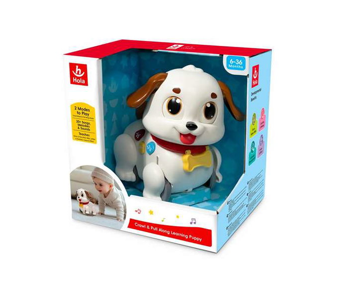 Hola Chien à tirer pour enfants avec lumières et sons Hola Chien à tirer pour enfants avec lumières et sons