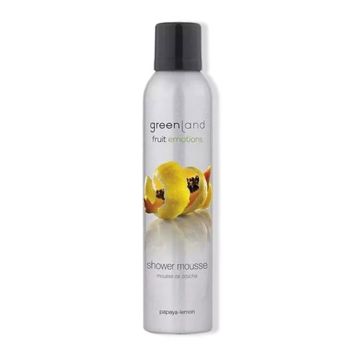 Greenland Gel-Douche Mousse Transparente au Papaye et Citron 200 ml - pH Neutre, 95% Ingrédients Naturels, Boîtier Bag on Valve Greenland Gel-Douche Mousse Transparente au Papaye et Citron 200 ml - pH Neutre, 95% Ingrédients Naturels, Boîtier Bag on Valve