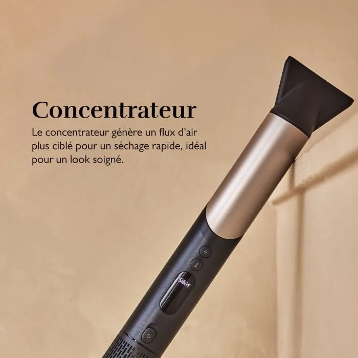 Silk'N SilkyAir Flex Multi-styler et sèche-cheveux avec Bras rotatif, Technologie ionique et 5 Accessoires - 4 Températures, 3 Vitesses, <80 dB