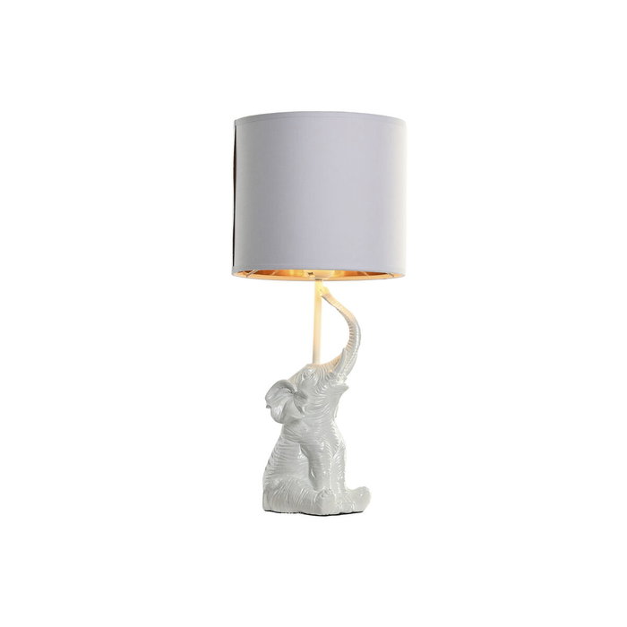 Home ESPRIT Lampe de bureau Élégant Blanc et Doré