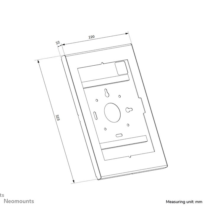 Neomounts Housse pour Tablette WL15-601BL1 Noir