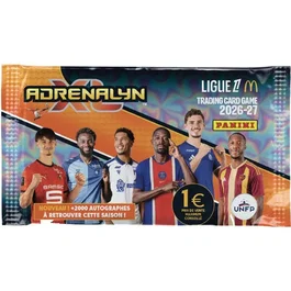 Panini Adrenalyn XL Ligue 1 McDonald's 2026-2027 - Boîte de 50 pochettes (300 cartes + pochette limitée)