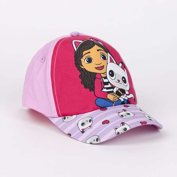 Cerdá Gorra 53 cm et lunettes de soleil enfant Gabby's Dollhouse - Ensemble casquette et lunettes pour fille 2 à 8 ans