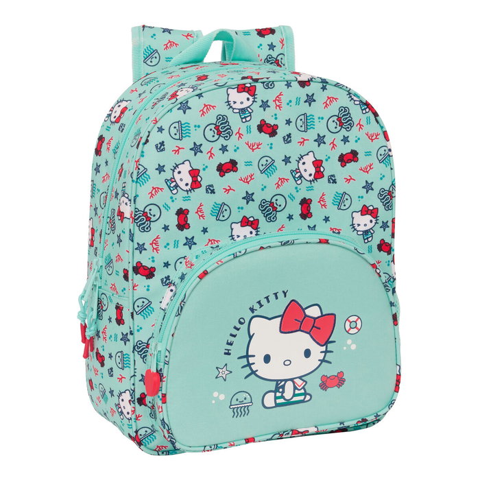 Cartable Hello Kitty Sea lovers Turquoise 26 x 34 x 11 cm Cartable Hello Kitty Sea lovers Turquoise 26 x 34 x 11 cm
