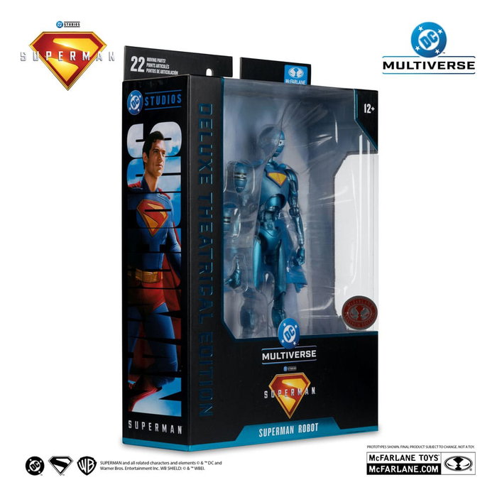 Superman (2025) DC Multiverse figurine Deluxe Superman Robot (Red Platinum Edition) 18 cm Superman (2025) DC Multiverse figurine Deluxe Superman Robot (Red Platinum Edition) 18 cm