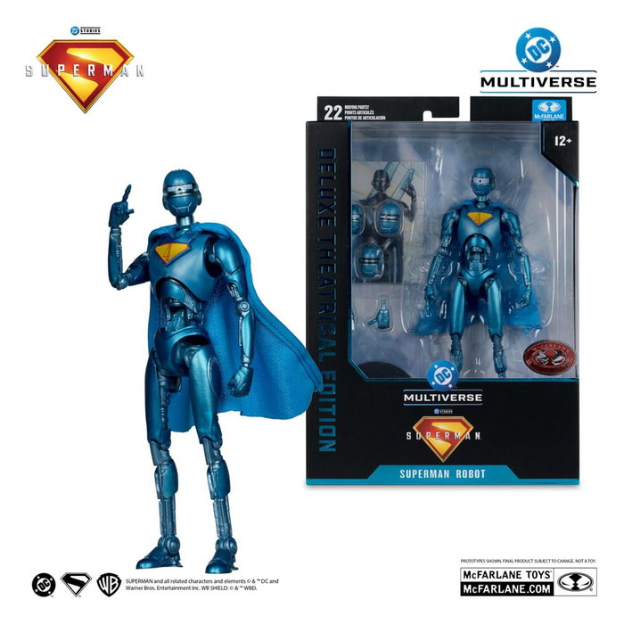 Superman (2025) DC Multiverse figurine Deluxe Superman Robot (Red Platinum Edition) 18 cm Superman (2025) DC Multiverse figurine Deluxe Superman Robot (Red Platinum Edition) 18 cm