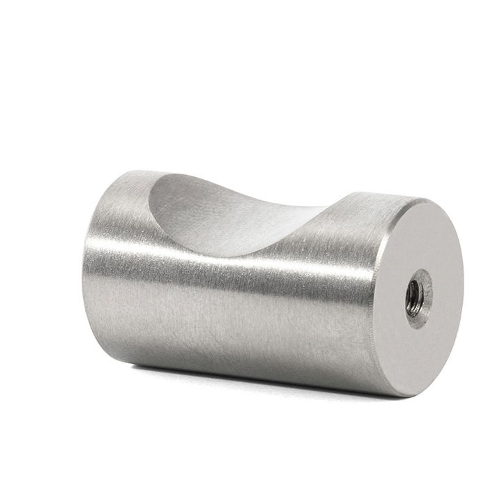 HERRAJES ALK Pomo Acero Inoxidable Gusta D15mm Noir ou Acier Inoxydable Mat