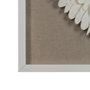 BigBuy Home Toile Deco Blanc Taupe 90 x 5 x 90 cm