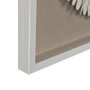 BigBuy Home Toile Deco Blanc Taupe 90 x 5 x 90 cm