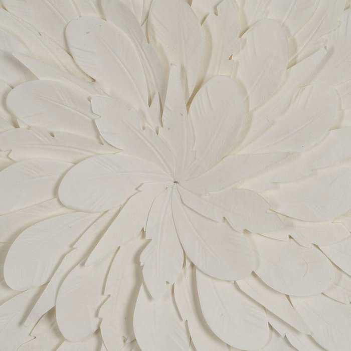 BigBuy Home Toile Deco Blanc Taupe 90 x 5 x 90 cm BigBuy Home Toile Deco Blanc Taupe 90 x 5 x 90 cm
