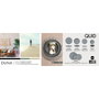 Quid Vaisselle Céramique Duna 12 Pièces - 4 Personnes Gris Finition Décorée Apte Lave-vaisselle Micro-ondes