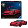 Ravensburger Puzzle 3D Ferrari SF90 Stradale - 108 Pièces - Puzzle de Construction - À Partir de 8 Ans