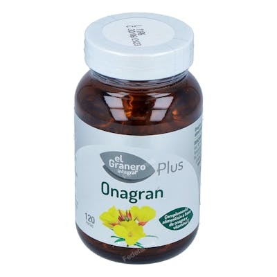 EL GRANERO Huile d'Onagra 120 Perles Complément Alimentaire avec Vitamine E EL GRANERO Huile d'Onagra 120 Perles Complément Alimentaire avec Vitamine E