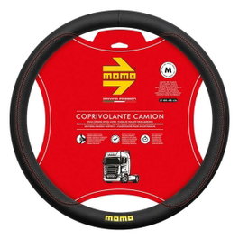 Momo Housse de volant TRUCK CONFORT Noir-Rouge 44-46 cm