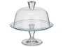 Pasabahce Tarte en verre avec pied et couvercle 26 cm (Set de 2)