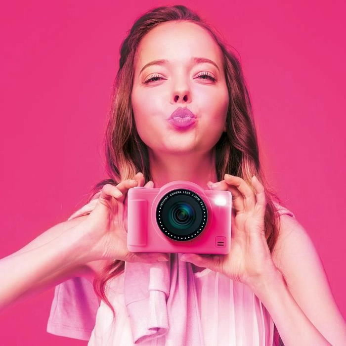 Canal Toys Appareil Photo Numérique Pop Couleur Rose avec carte SD 8Go