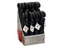 ARTE REGAL Parapluas Plegable Curvo Automatico Negro