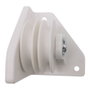 Poulie de pergola Micel TLD20 Nylon 7,3 x 7,3 x 8 cm latérale Blanc