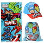 Los Vengadores Avengers Marvel Ensemble Serviette de Plage 70x140cm + Sac + Bonnet Set de Bain Polièster