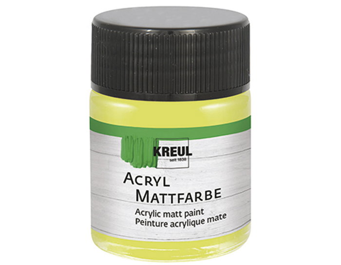 Kreul Peinture acrylique mate vert lima 50ml Kreul Peinture acrylique mate vert lima 50ml