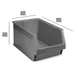 TAYG Gavette Empilable Grise Nº60 (600x400x310 mm)