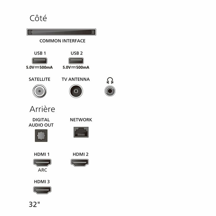 Télévision Philips 32PHS5500 HD 32" LED