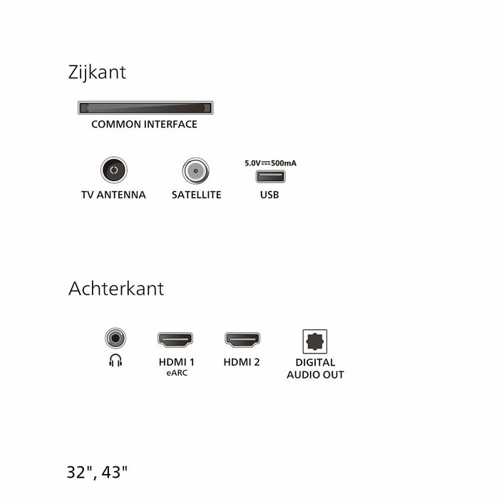 Télévision Philips 32PHS5500 HD 32" LED