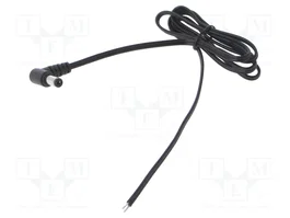 POS Câble d'alimentation DC plat 5,5/2,1 mm angulaire 1m
