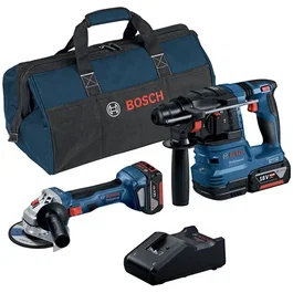 Bosch Professional - Pack perforateur et meuleuse 18V Li-ion 4Ah - GBH 18V-22 & GWS 18V-7 - Réf. 0615A50037