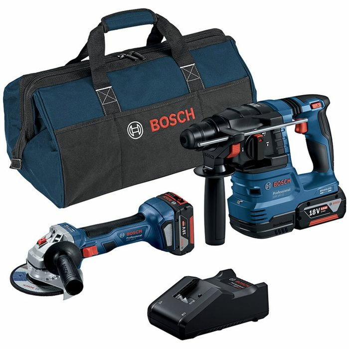 Bosch Professional Kit Marteau Perforateur GBH 18V-26 et Meuleuse GWS 18V-10 P Bosch Professional Kit Marteau Perforateur GBH 18V-26 et Meuleuse GWS 18V-10 P