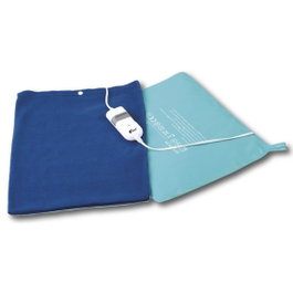 Thulos Coussin Chauffant Électrique 60W 40x32cm Dos Cou, 3 Niveaux de Température, Arrêt Automatique - Lavable