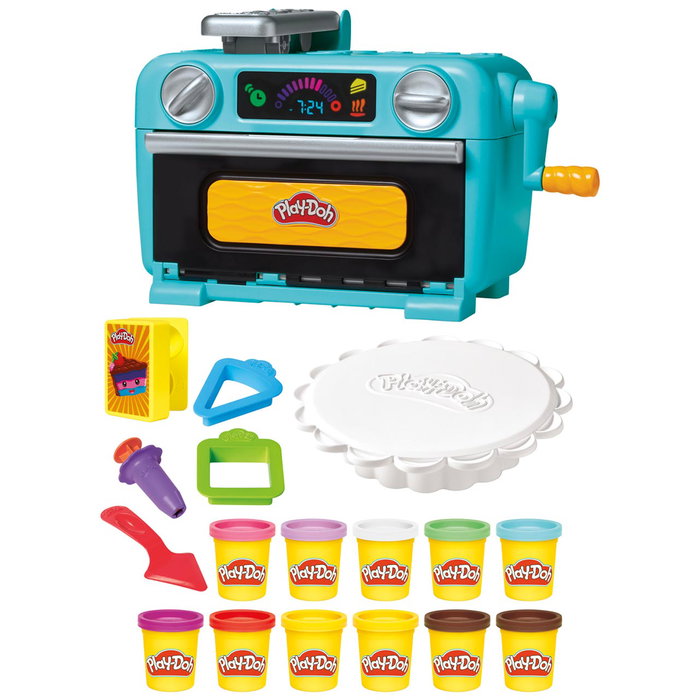 Play-Doh Set Four Gâteaux Horno De Pasteles G0497 - Jouet Pâte à Modeler et Patisserie pour Enfants +3 ans